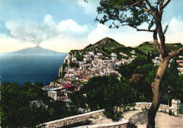 CAPRI, NAPLES, CAMPANIA, ARCHITECTURE, MOUNTAIN, ITALY, POSTCARD - Napoli (Naples)