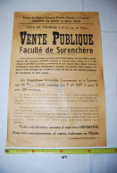 AF1 Affiche - Vente Publique Notaire - Tournai - Notaire Gérard - 1959 N°1 - Affiches
