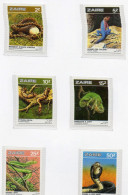 Zaïre Reptiles XXX 1986 - Neufs