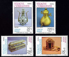 Türkiye 1987 Mi 2780-2783 MNH Treasures From The Topkapi Museum (4th Issue) - Nuevos