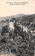 Environs D ARGENTAT Ruine Du Chateau De Merle 2(scan Recto-verso) MA1199 - Argentat