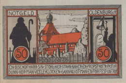 50 PFENNIG 1922 Stadt OLDENBURG IN HOLSTEIN Schleswig-Holstein DEUTSCHLAND #PF436 - [11] Local Banknote Issues