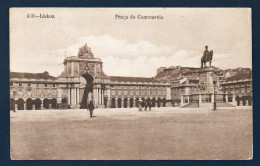 Lisboa. Praça Do Commercio. Grande Place Du Centre Ville à Côté Du Tage. ( 200x 180 M). Arco De La Rue Augusta. 1905 - Lisboa