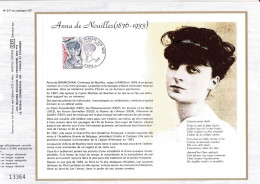 FRANCE -  FDC - Anna De Noailles (1876-1933) - Feuillet N° 377 Du Catalogue CEF - 1970-1979