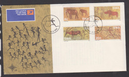 South West Africa 1976 Primitive Art FDC Nr. 13 Omaruru Cancellation - Afrique Du Sud-Ouest (1923-1990)