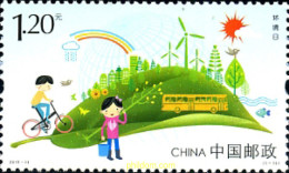 348240 MNH CHINA. República Popular 2015 DÍA MUNDIAL DEL MEDIO AMBIENTE - Unused Stamps