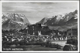 Austria Salzburg Tennengebirge Pass Lueg Hoher Goell Old Real Photo PC 1932 Mailed - Salzburg Stadt