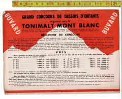 LADE R - BUVARD  - GRAND CONCOURS DE DESSINS D ENFANT- TONIMALT MONT BLANC - Advertising