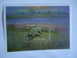 GAMBIA   MNH  STAMPS  SHEET CROCODILUS - Other & Unclassified