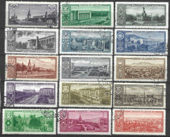 Russia 1958. Scott #2120-34 (U) Capitals Of Soviet Republics  (Complete Set) - Gebruikt