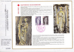 FRANCE -  FDC - Sculptures De L'église De BROU (Ain) - Feuillet N° 379 A Du Catalogue CEF - 1970-1979