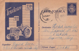 A24507- TRACTOARE FROM 1959 TO 1965 COMUNIST FACTORY  Develop AGRICULTURE Postal Stationery  Romania 1961 - Ganzsachen