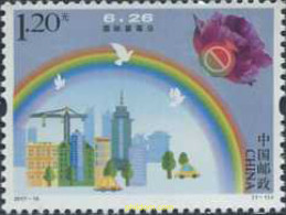 579675 MNH CHINA. República Popular 2017 DÍA INTERNACIONAL DE LUCHA CONTRA LA DROGA - Unused Stamps