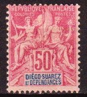 Diego Suarez 1892 Y.T.35 */MH VF/F - Nuevos