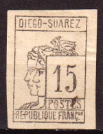 Diego Suarez 1890 Y.T.8 */MH VF/F - Ungebraucht