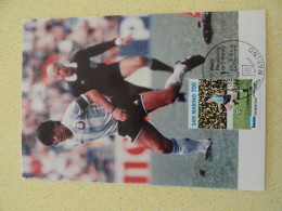 CARTE MAXIMUM CARD DIEGO MARADONA ARGENTINE - 1990 – Italië