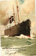 RED STAR LINE / MAILSTEAMER VADERLAND - Handel