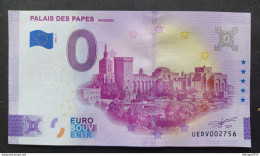 BANKNOTE FRANCIA 0 EURO SOUVENIR PALAZZO DEI PAPI A AVIGNONE FDS - [ 4] Provisional Issues