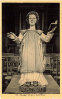 BELGIQUE - Nassogne - Statue De Saint Monon - L'Autel De La Chapelle Saint Monon - Carte Postale Ancienne - Bièvre