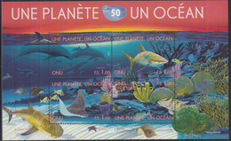 UNO GENF  Block 28, Postfrisch **, Ein Planet - Ein Ozean, 2010 - Blokken & Velletjes