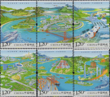 610847 MNH CHINA. República Popular 2018 CINTURÓN ECONÓMICO DEL RÍO YANGTZÉ - Nuevos