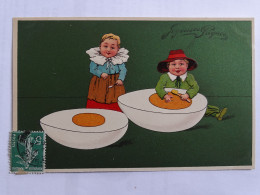 CPA Carte Gauffrée - Joyeuses Pâques - PFB Série 1736 - Easter