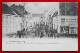 CPA Ninove En 1901 Marché Aux Légumes Un Mardi Matin - Ninove