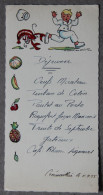 Menu Illustré 1955 - Menu