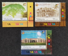 Malaysia 100th Anniversary Of The Malay College Kangsar 2005 Academic Study Building Tree (stamp Plate) MNH - Malaysia (1964-...)