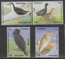 Bangladesh 2000 Birds 4v Set MNH Flora Fauna Nature Water Bird Crane Bangladesh 2000 Mi. 734-737, SG 767-70 - Colecciones & Series