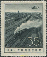 697093 MNH CHINA. República Popular 1957 AVIONES EN VUELO - Neufs