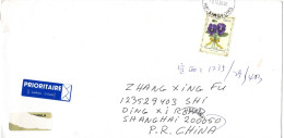 L77277 - Finnland - 2003 - €0,65 Stiefmütterchen EF A LpBf HELSINGFORS -> SHANGHAI (China) - Briefe U. Dokumente