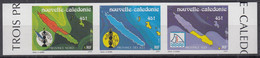 NEUKALEDONIEN  903-905, Postfrisch **, Geschnitten, Die Drei Provinzen Neukaledoniens, 1991 - Unused Stamps