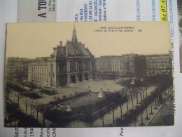 D 92 - Levallois Perret - L'hôtel De Ville Et Les Jardins - Levallois Perret