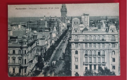 Carta Postale Non Circulée - URUGUAY - MONTEVIDEO - AVENIDA 18 DE JULIO - Uruguay