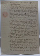 DOKUMENT 1852  PACHT BY OUDENAARDE MET VOORSCHRIFTEN - Historical Documents