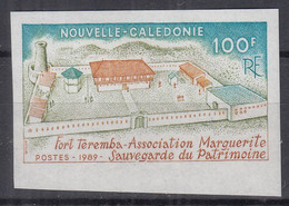NEUKALEDONIEN  862, Postfrisch **, Geschnitten, Erhaltung Des Kulturerbes, 1989 - Unused Stamps