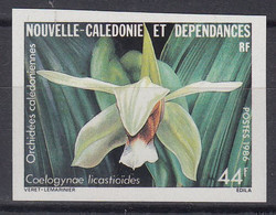 NEUKALEDONIEN  784, Postfrisch **, Geschnitten, Orchideen, 1986 - Unused Stamps