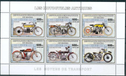 2006 Les Motocycles Antiques Complet-volledig 7 Blocs - Neufs