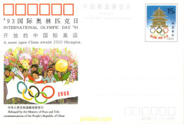 717792 MNH CHINA. República Popular 2000 DIA DE LA OLIMPIADA - Ongebruikt