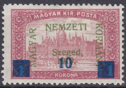 Hongrie Szeged 1919 Mi 21 * Palais Du Gouverneur    (A14) - Szeged