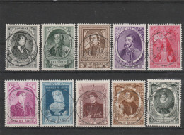 573/582 Europese Vorsten Oblit/gestp Centrale - Used Stamps