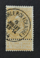 COB 65 Avec Belle Oblitération Charleroi (centre) - 1893-1900 Fijne Baard