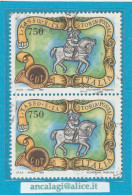 USATI ITALIA 1993 - Ref.0680A "I TASSO E LA STORIA POSTALE" 1 Val. In Coppia - - 1991-00: Used