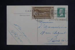 FRANCE - Vignette Sur Carte Postale De Tourcoing En 1925 - L 151867 - Lettere