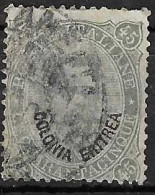 ERITREA - 1893 - UMBERTO - C. 45 - USATO (YVERT 8- MICHEL 8 - SS 8) - Erythrée