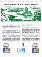- Document Premier Jour LA MAISON FRANCE-BRÉSIL RIO DE JANEIRO - PARIS 14.7.1990 - - Documentos Del Correo