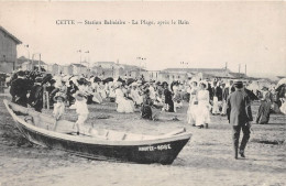 CETTE Station Balneaire La Plage Apres Le Bain 26(scan Recto-verso) MA1218 - Sete (Cette)