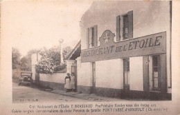 PONT L ABBE D ARNOULT Cafe Restaurant De L Etoile E Brassaud 21(scan Recto-verso) MA1217 - Pont-l'Abbé-d'Arnoult