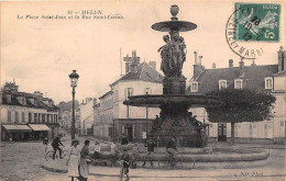 MELUN La Place Saint Jean Et La Rue Saint Liesne 23(scan Recto-verso) MA1215 - Melun